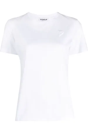 Dondup Logo-embroidered cotton T-shirt
