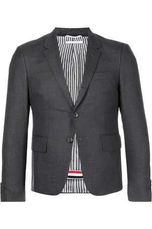 Thom Browne Super 120s single-breasted blazer