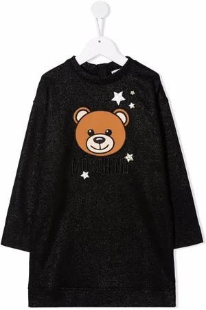 Moschino Teddy bear print jersey dress
