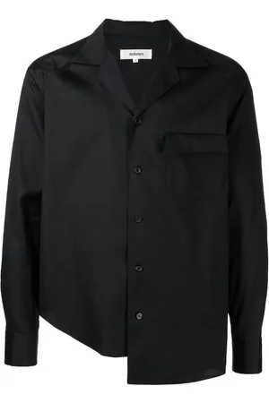 Sulvam Cut-out asymmetric shirt