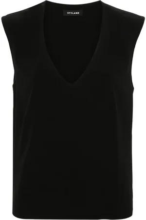 Styland Sleeveless crepe blouse