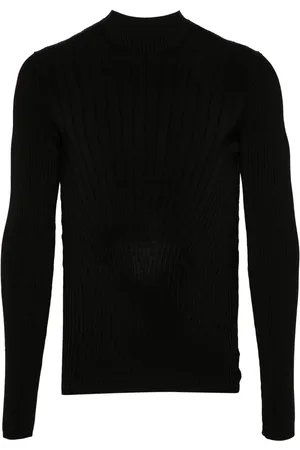 MUGLER Sculpting-knit top