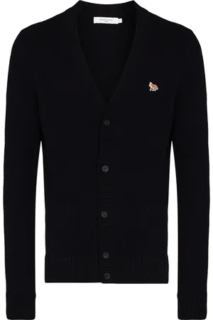 Maison Kitsuné Fox Patch V-neck cardigan