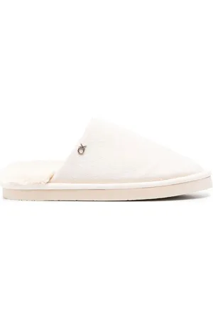 Calvin Klein Logo-jacquard lined slippers
