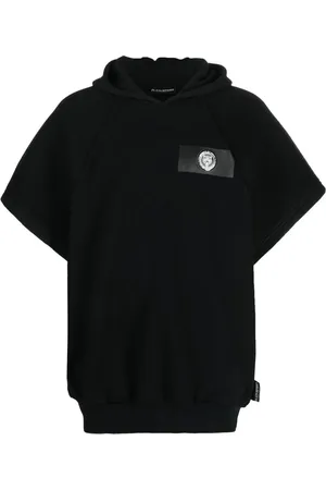 Philipp Plein Logo-print short-sleeved hoodie