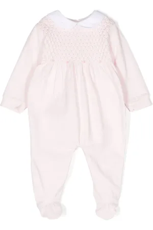 SIOLA Smocked-panel pajamas
