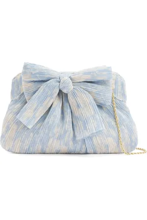 Loeffler Randall Rayne bow-embellished clutch bag