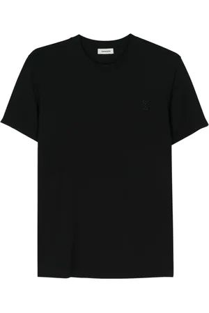 Sandro Embroidered-logo T-shirt