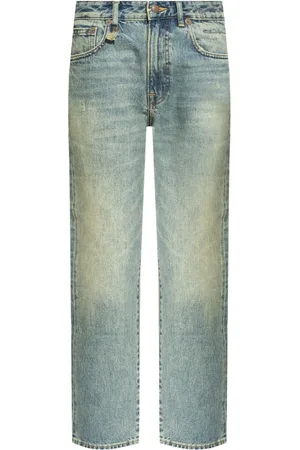 R13 Logo-appliqu?? straight jeans