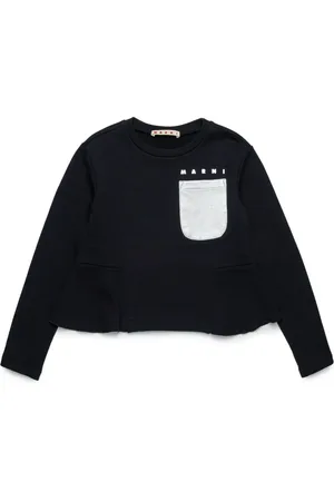 Marni Ruffled-hem cotton T-shirt