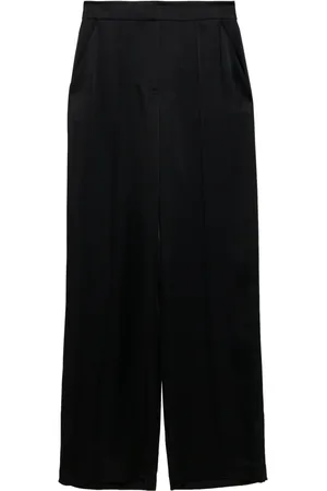 Simkhai Kyra high-waisted crepe trousers