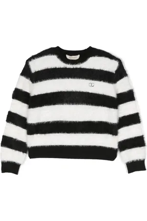 Twin-Set Striped brushed jumper