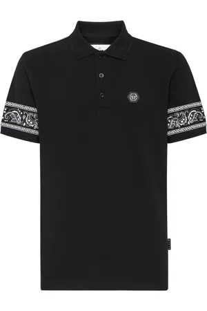 Philipp Plein Paisley Gothic Plein polo shirt