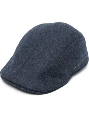 Brunello Cucinelli Logo-embroidered flat cap