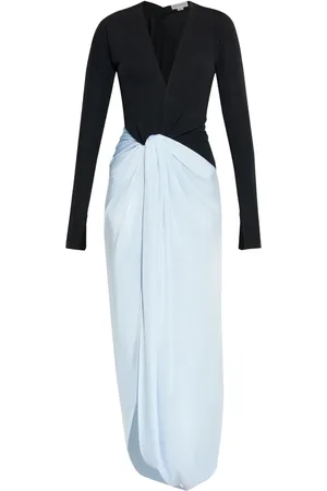 Victoria Beckham Knot-detail jersey gown