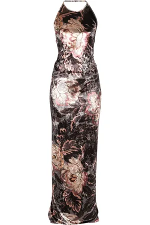 Etro Printed chenille maxi dress