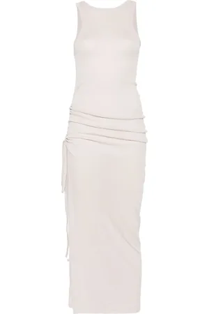PNK Side-slit maxi dress