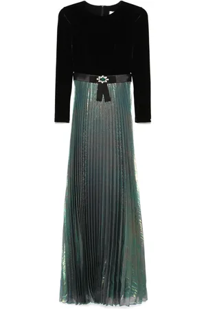 NISSA Embellished lam?? maxi dress