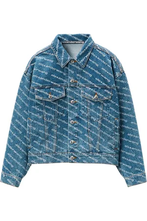 Alexander Wang Logo-print denim jacket