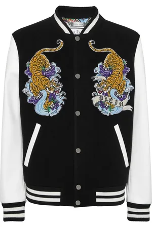 Philipp Plein Tattoo-patches bomber jacket