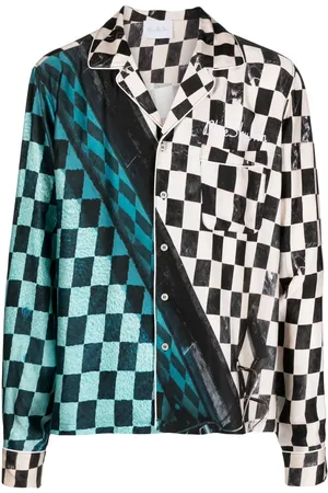 BLUE SKY INN Check Pool button-up shirt