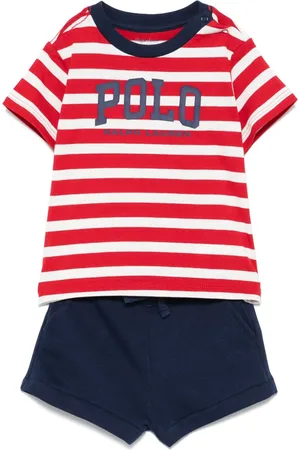 Ralph Lauren Logo-print short set
