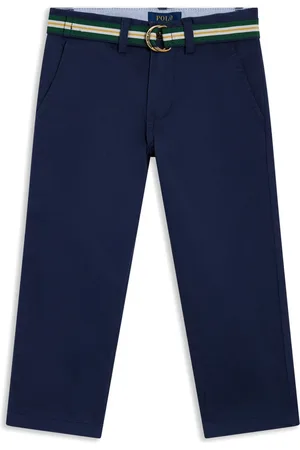 Ralph Lauren Belted slim-fit trousers