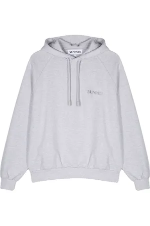 SUNNEI Logo-embroidered cotton hoodie