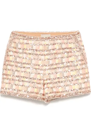 Elie saab Tweed sequin shorts