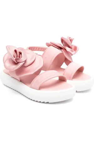 MONTELPARE TRADITION Floral-appliqu?? sandals