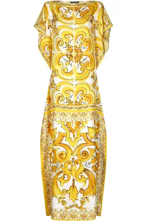 Dolce & Gabbana Majolica silk maxi dress