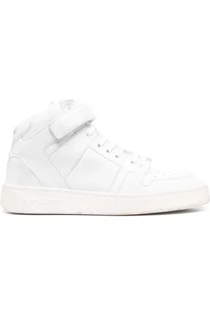 Saint Laurent Logo-lettering leather sneakers
