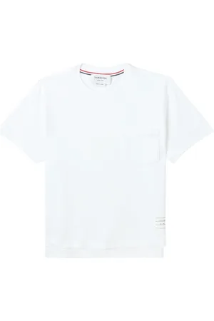 Thom Browne RWB tab cotton T-shirt