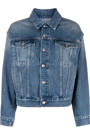 Maison Margiela Logo-buttons armhole denim jacket