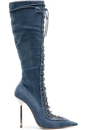 LE SILLA Colette 120mm denim boots