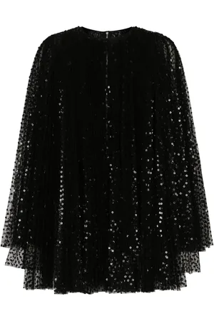 Dolce & Gabbana Sequin-embellished flared minidress