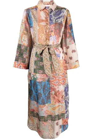 ZIMMERMANN Paisley-print silk shirtdress