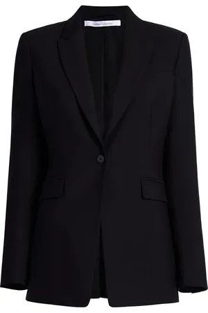 Another Tomorrow Single-breasted merino wool blazer