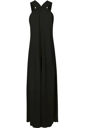 Olympiah Sleeveless halterneck maxi dress