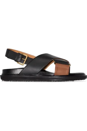 Marni Fussbet crossover-strap sandals