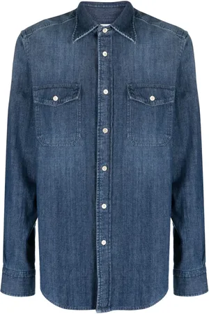 Boglioli Denim button-down shirt