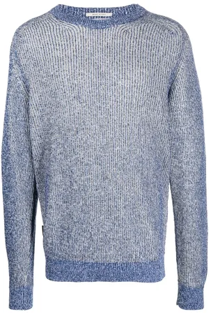 Woolrich Melange-knit round-neck jumper