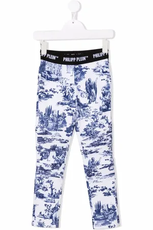 Philipp Plein En PLEIN air-print stretch-cotton leggings