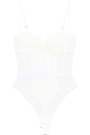Elisabetta Franchi Logo-waistband bodysuit