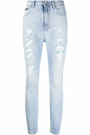 Dolce & Gabbana Grace distressed skinny jeans