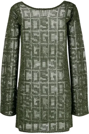 GCDS Monogram-knit minidress