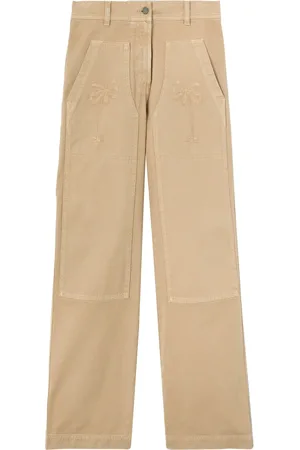 Palm Angels Mid-rise straight-leg trousers