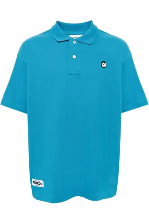 Chocoolate Logo-embroidered cotton polo shirt