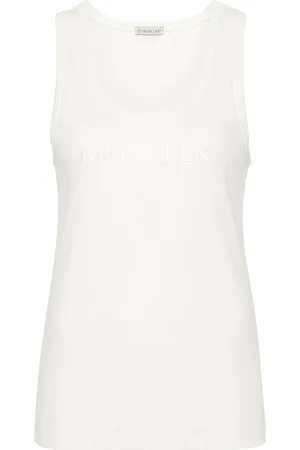 Moncler Logo-embroidered tank top