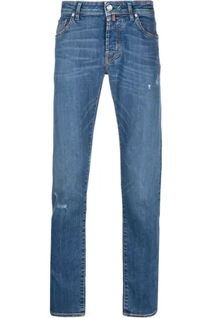 Jacob Cohen Logo-patch straight-leg jeans